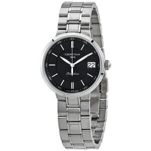 FX02864B NWT Certina Fashion Ladies Quartz Steel Authentic Watch